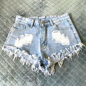 Denim shorts!!